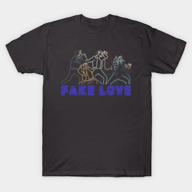 Fake Love T-Shirt by LemonDirt